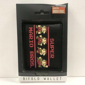 Classic NES Super Mario Bros Bifold Wallet NEW